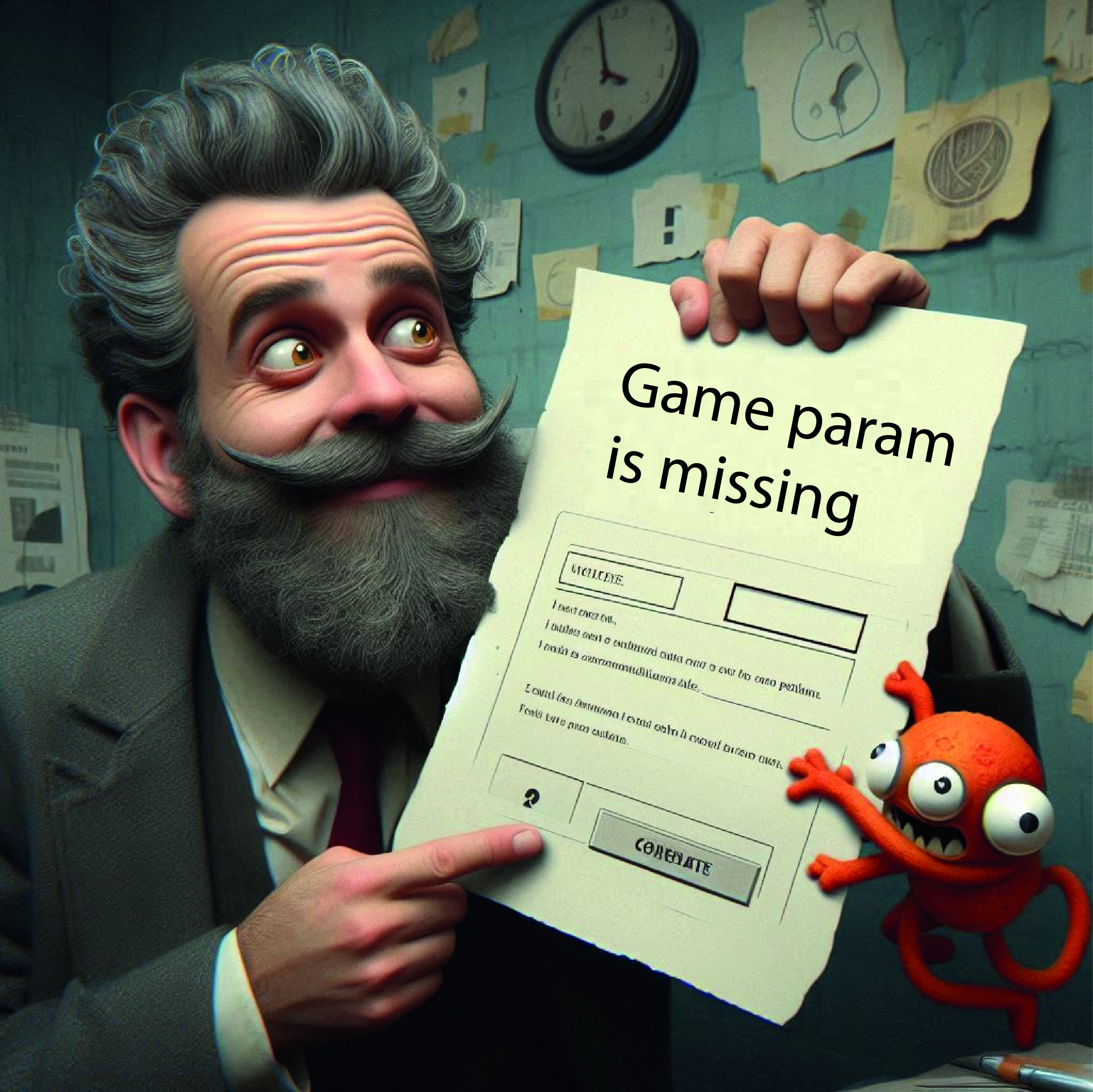 Paramètre gameid manquant